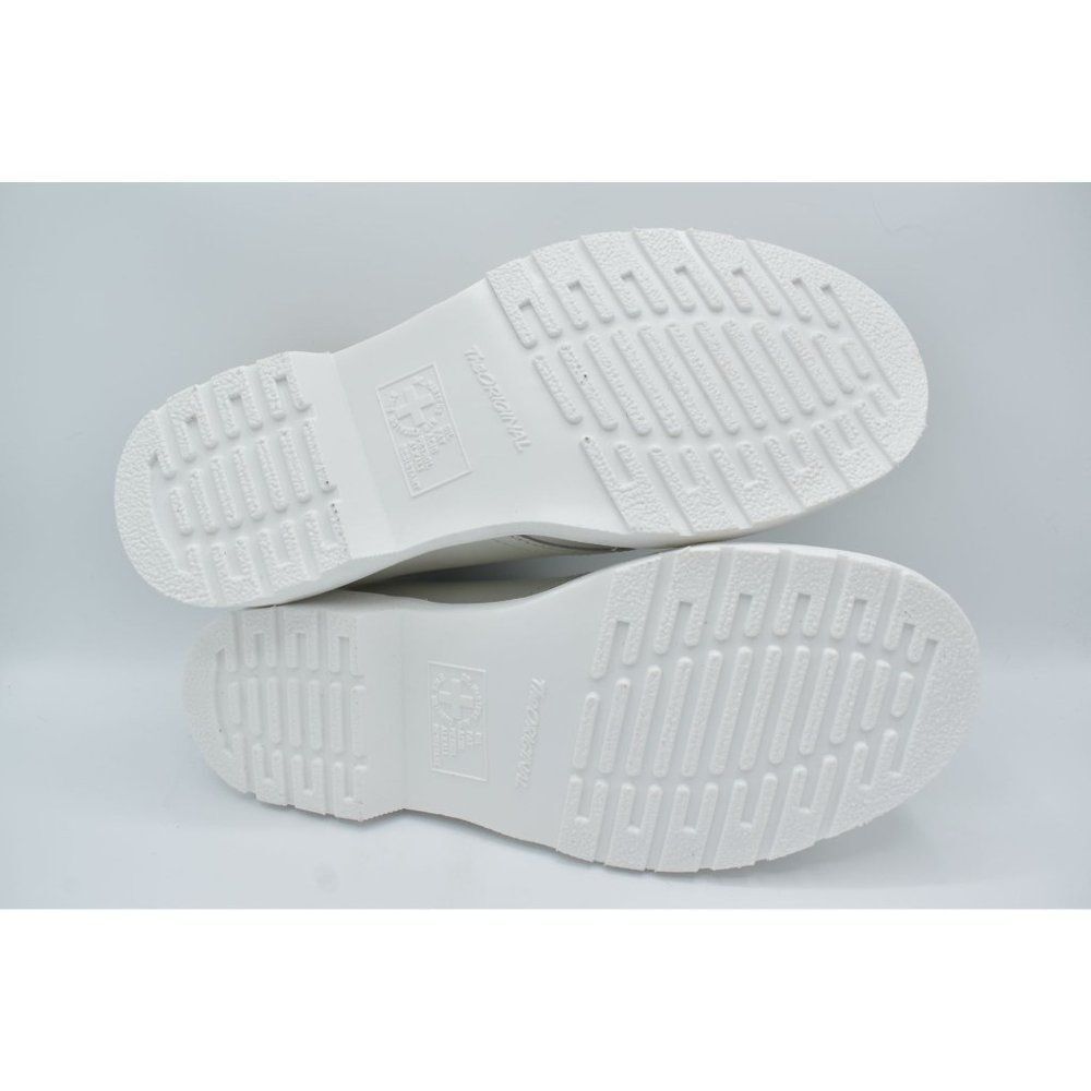 Dr Martens 1461 Womens Size 8 Pride Rainbow Derby White Leather LGBTQ+ Shoes - Picture 9 of 11
